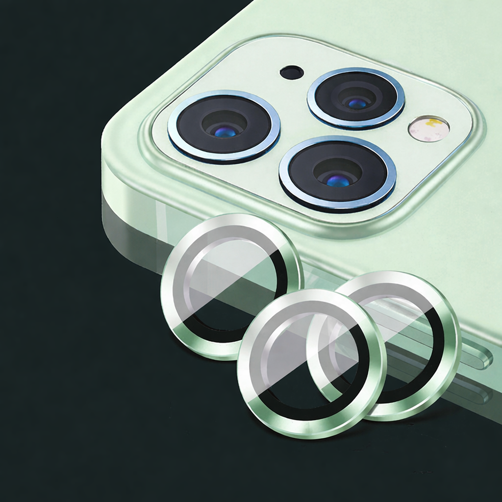 Camera Lens Protectors Camera Metal Ring Glass Protective Cap