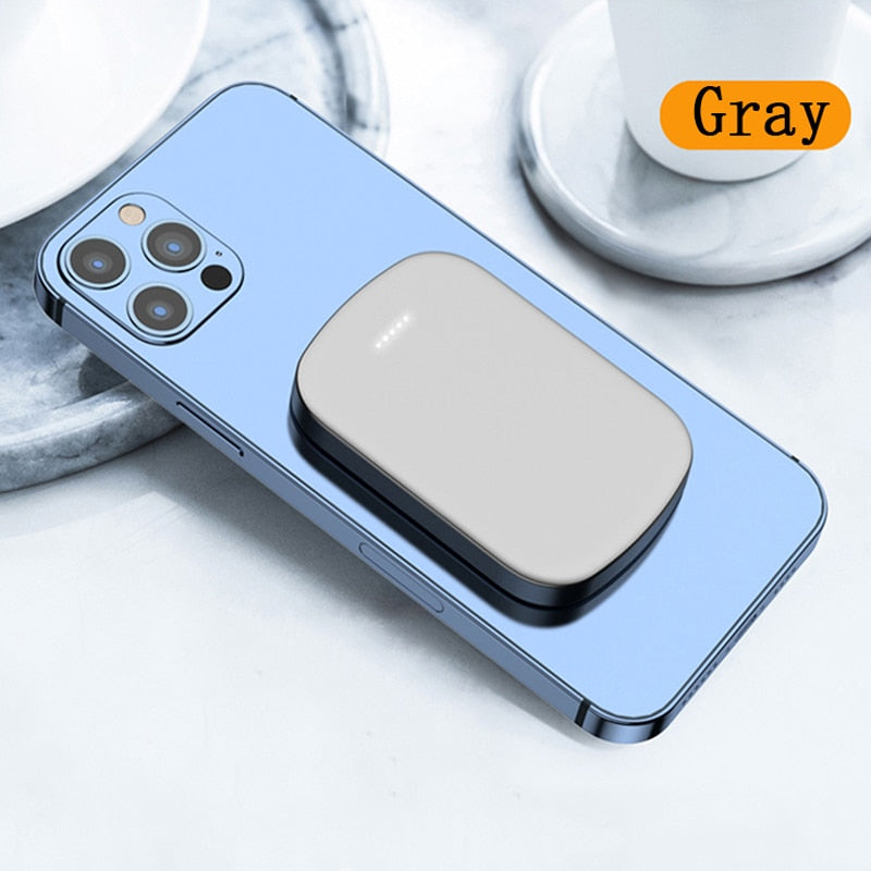 MagSafe Wireless Battery Pack -10,000 mAh/5,000 mAh - All Phone Models Gray / 5000mAh - sky-case