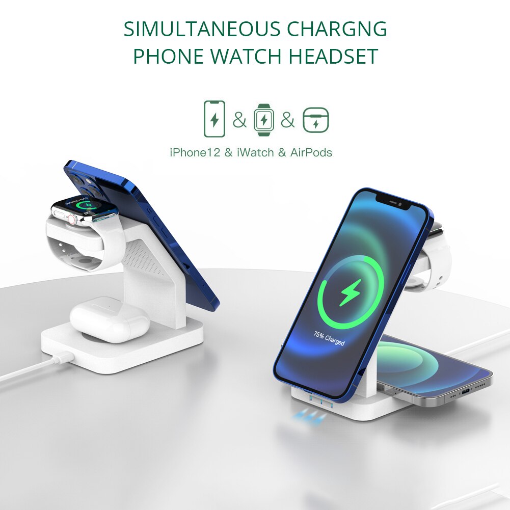 magsafe 3 charging port Magnetic Fast Station Wireless Charger - sky-case