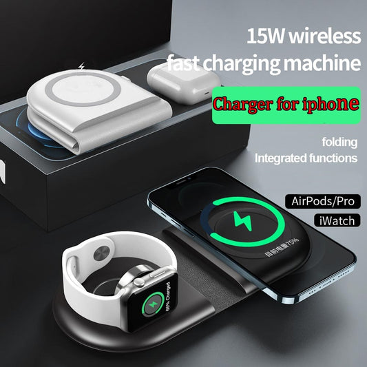 Wireless charger 15W Fast Charge Stand Charging, Watch Charger - sky-case
