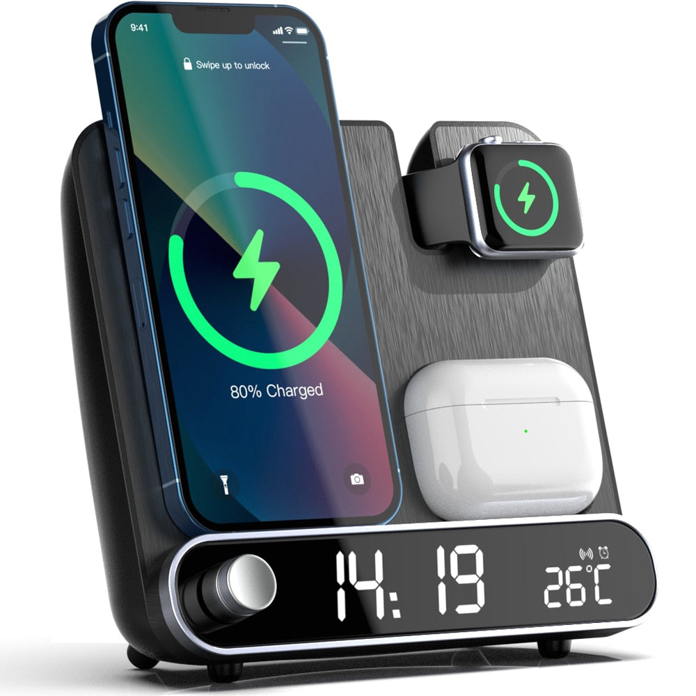 3 in 1 Wireless Charger Watch AirPods Station Wireless Chargers Stand - sky-case