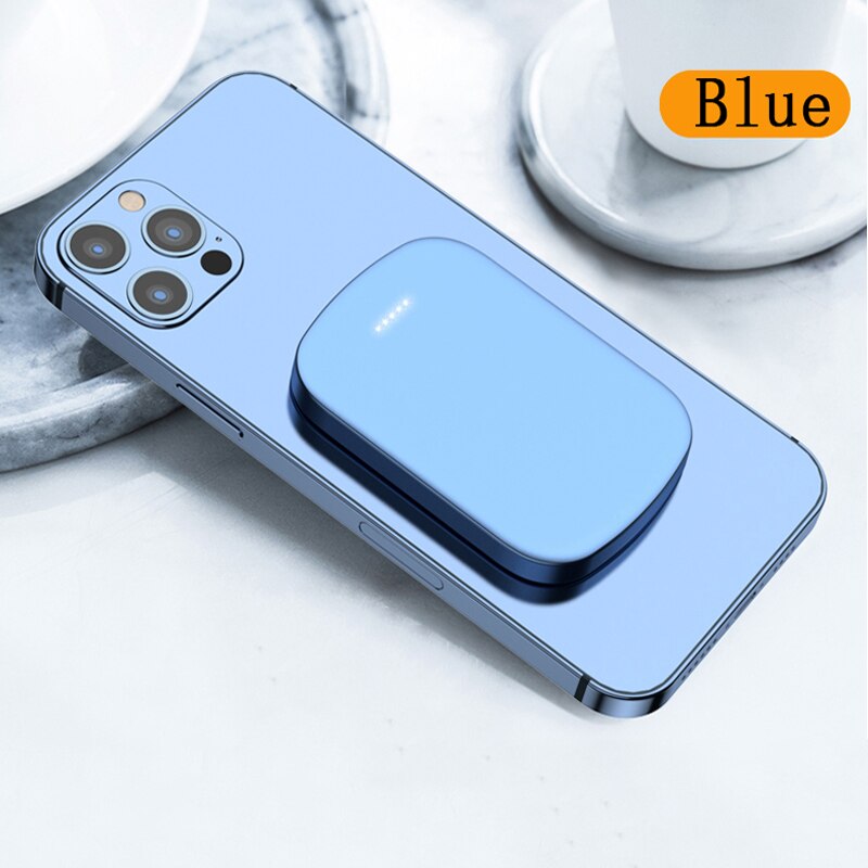 MagSafe Wireless Battery Pack -10,000 mAh/5,000 mAh - All Phone Models Blue / 5000mAh - sky-case