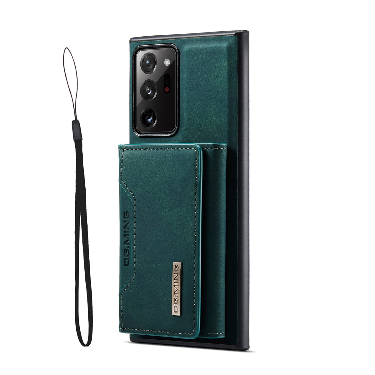 2 in 1 Leather case Detachable Back Cover For Samsung Galaxy Green / Case & Strap / For Galaxy Note 20 - sky-case