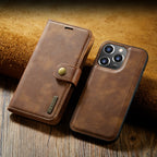 Leather Phone Case For iPhone 15 14 13 12 11 Pro Max Card Holder Wallet Cover - sky-case