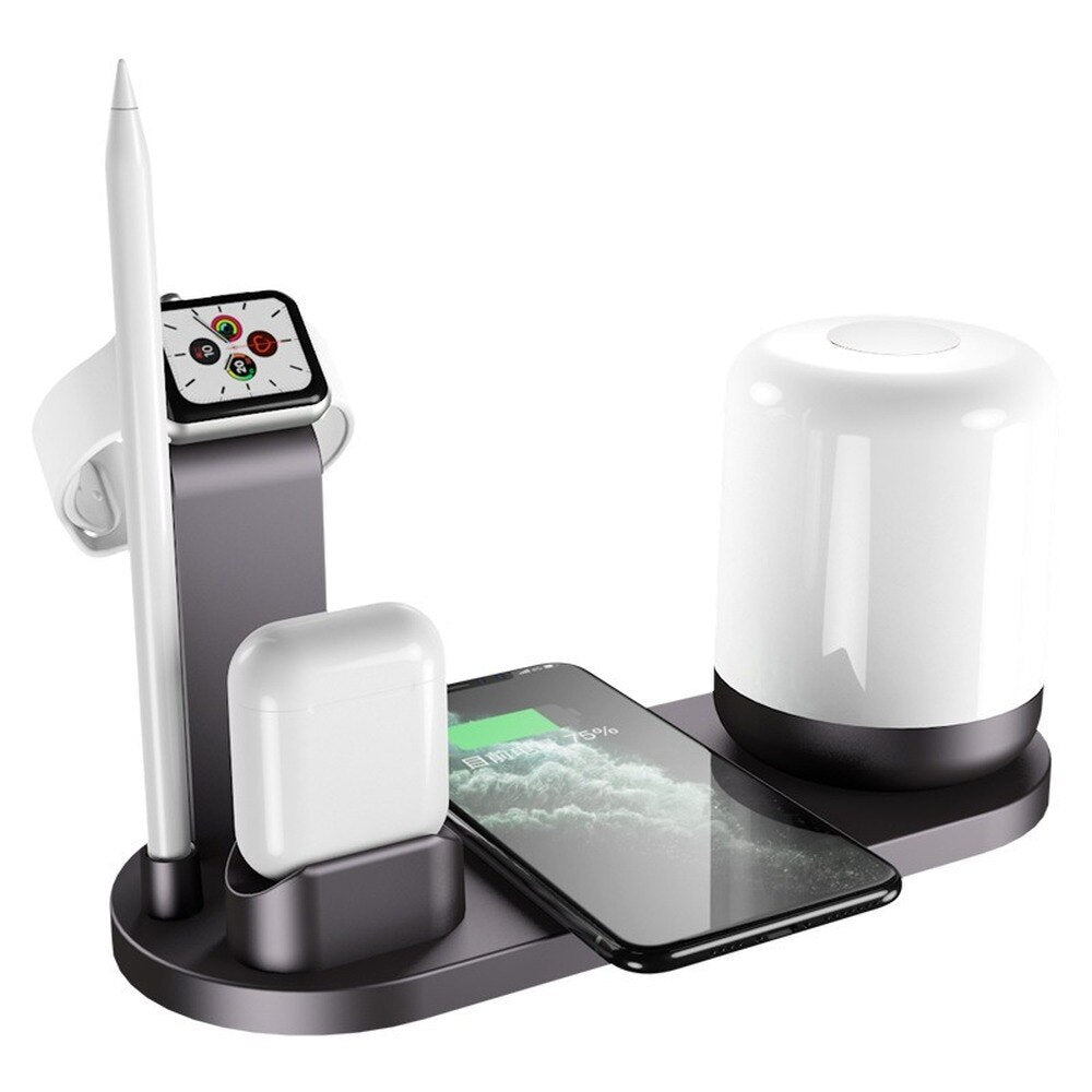 Fast Wireless Charger 10W 3 in 1 Charging Stand Holder - sky-case