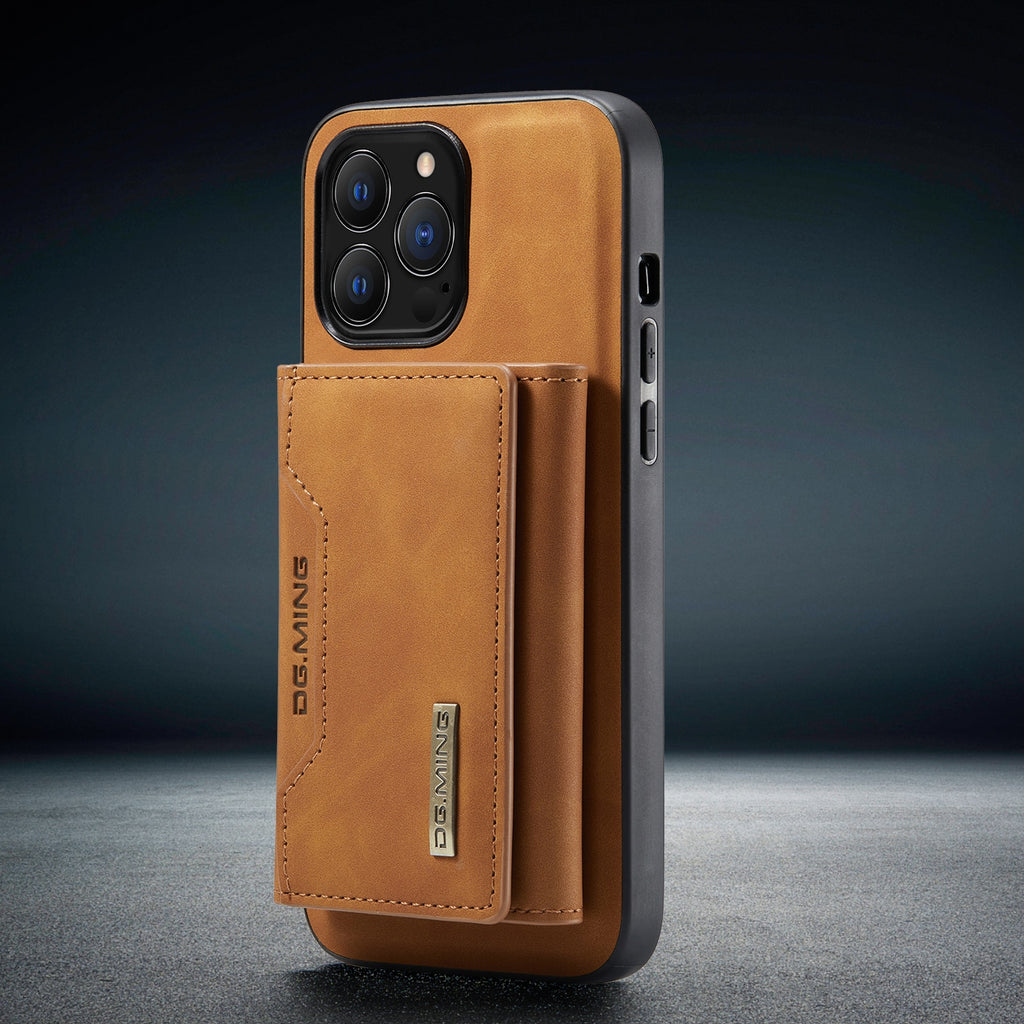 2 in 1 Leather Detachable Back Cover for All iPhone Models - sky-case
