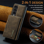 Luxury Leather Wallet Cover Detachable Case with Card Holder For Samsung Galaxy - sky-case