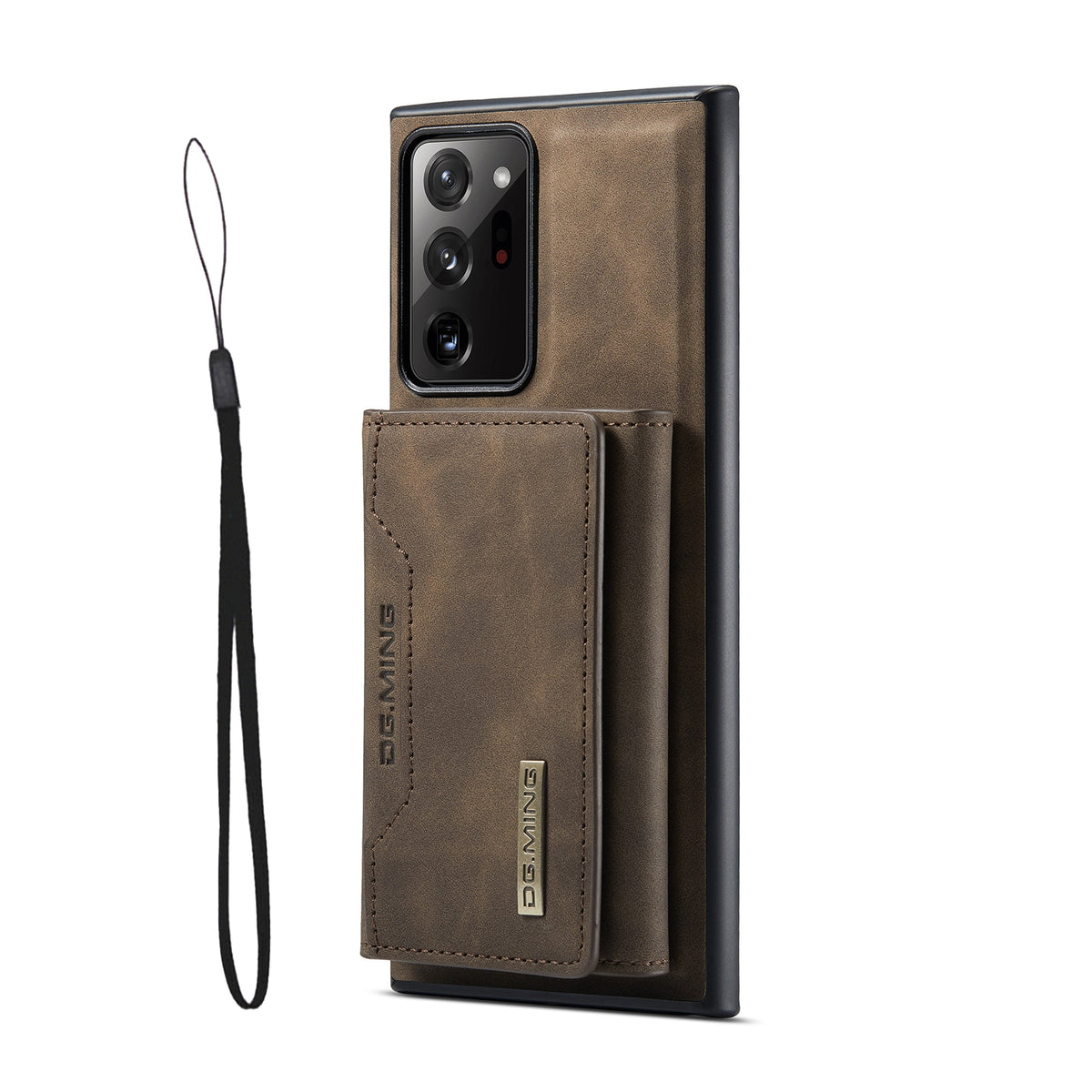 2 in 1 Leather case Detachable Back Cover For Samsung Galaxy Coffee / Case & Strap / For Galaxy Note 20 - sky-case