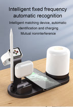 Fast Wireless Charger 10W 3 in 1 Charging Stand Holder - sky-case
