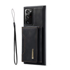 2 in 1 Leather case Detachable Back Cover For Samsung Galaxy Black / Case & Strap / For Galaxy Note 20 - sky-case