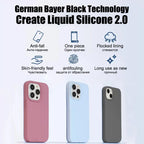 Silicone Case For iPhone 15 14 13 12 11 Pro Max Shockproof Cover - sky-case