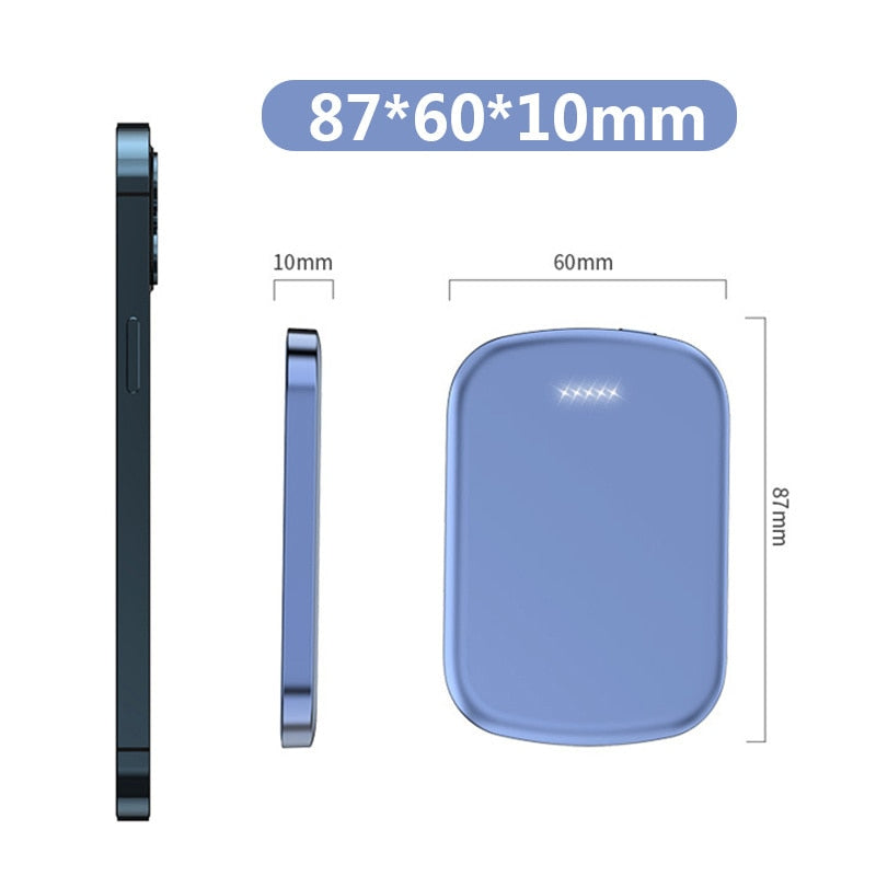 10000mAh Magnetic Wireless Power Bank - Compatible with All Phone Models - sky-case