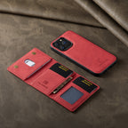 2 in 1 Leather Detachable Back Cover for All iPhone Models - sky-case
