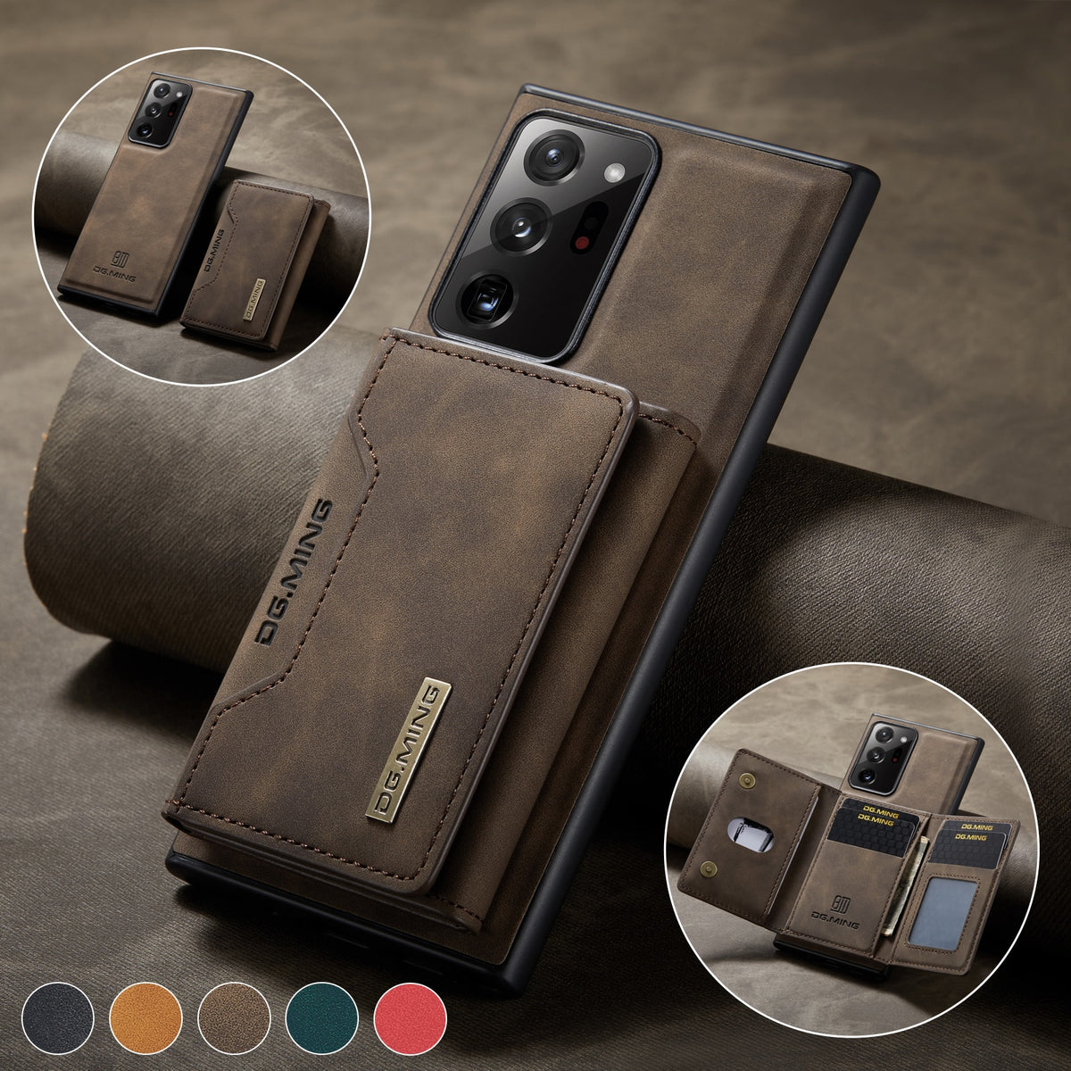 2 in 1 Leather case Detachable Back Cover For Samsung Galaxy - sky-case
