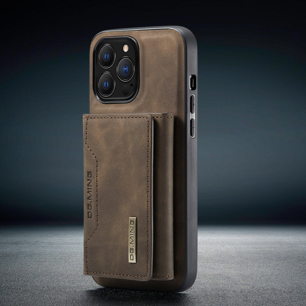 2 in 1 Leather Detachable Back Cover for All iPhone Models - sky-case