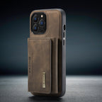 2 in 1 Leather Detachable Back Cover for All iPhone Models - sky-case