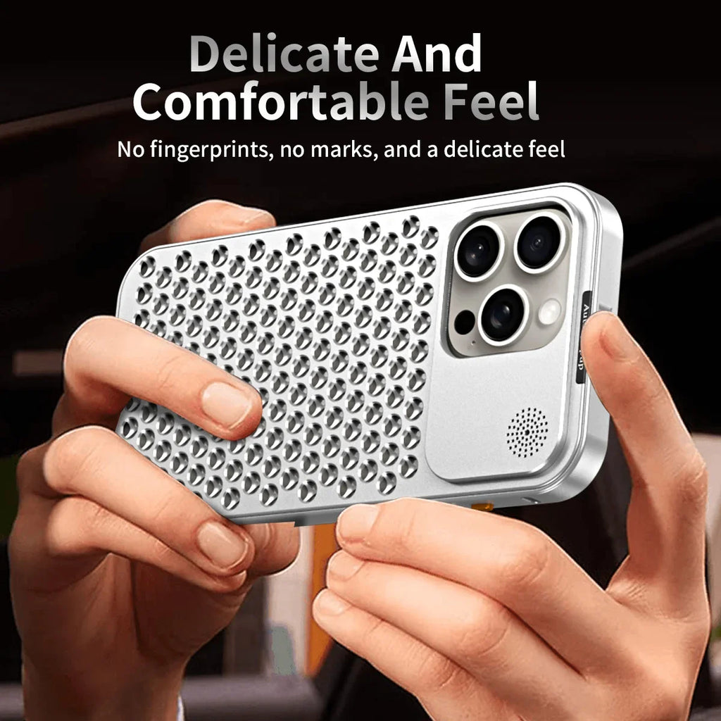 Aluminum Heat-Dissipating Case for iphone 16 15 14 13 12 pro max - sky-case