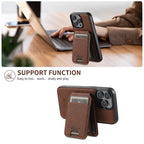 Magsafe Wallet Phone Case Card Holder Leather Magnetic Pocket Cover For iPhone 12 13 14 15 Pro Max Plus - sky-case