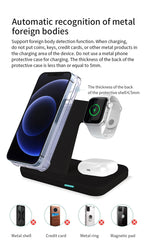 30W Qi Wireless Charger Stand 3 In 1 Qi Fast Charging Dock Station - sky-case