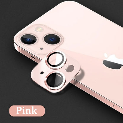 Full Cover Camera Lens Protector on For All iPhone Tempered Glass Pink / for iPhone 11 - sky-case