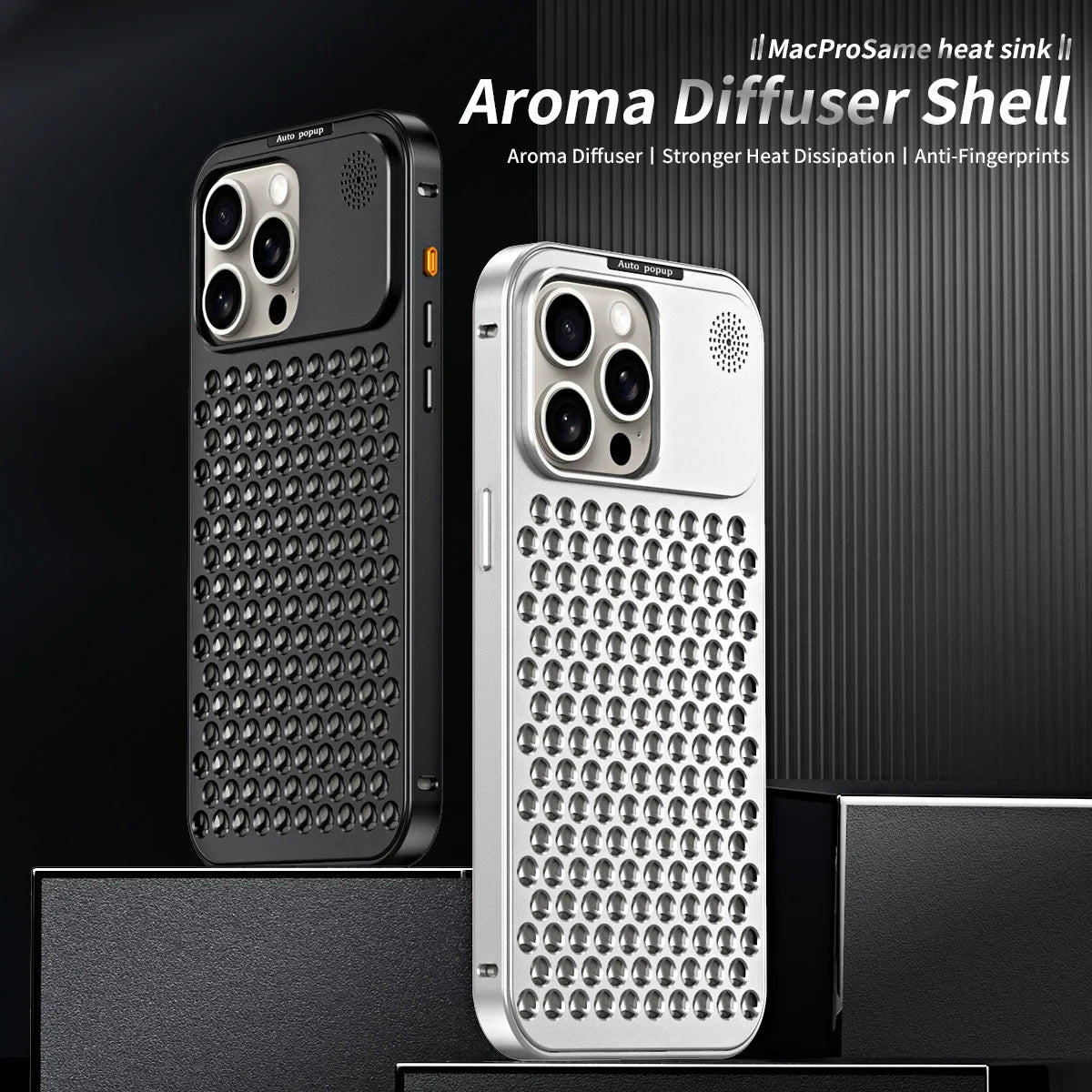 Aluminum Heat-Dissipating Case for iphone 16 15 14 13 12 pro max - sky-case