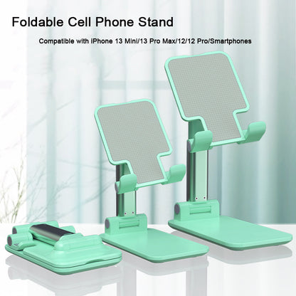 Universal Desktop Mobile Phone Stand for IPhone IPad Adjustable Tablet Foldable Table Cell Phone - sky-case